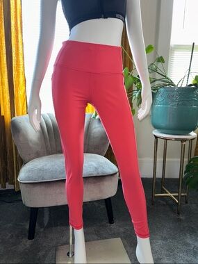Victoria's Secret Coral Pink High-Rise Leggings